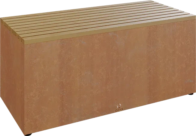 OFYR Garden Bench Corten Gartenbank braun
