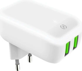 Celly Wall Charger Night Light weiß