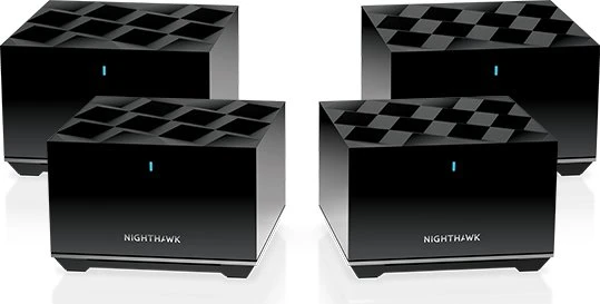 Netgear Nighthawk Mesh Wi-Fi 6 System MK83, AX3600, Router und 3x Repeater Set, 4er-Bundle