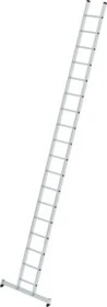 Günzburger Steigtechnik Anlegeleiter mit Nivello-Traverse, 18 Stufen