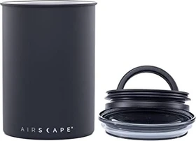 Airscape Kaffeedose mittel Aufbewahrungsbehälter schwarz matt