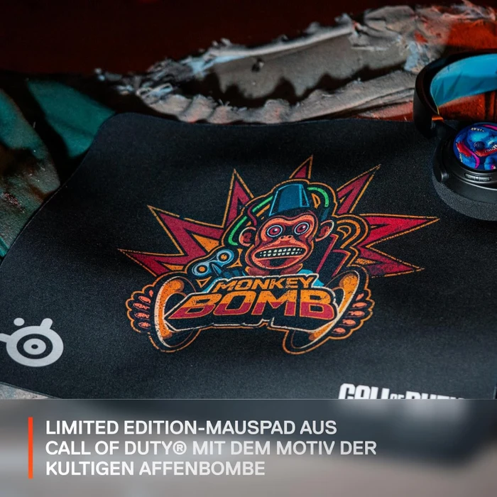 SteelSeries QcK Large x Call of Duty: Monkey Bomb Edition