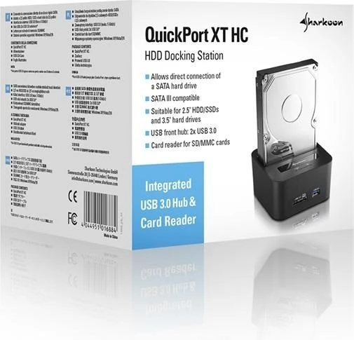 Sharkoon SATA Quickport XT HC, USB-B 3.0