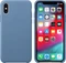 Apple Leder Case für iPhone XS kornblumenblau Vorschaubild