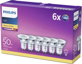 Philips LED Spot GU10 4.6W/827, 6 Stück