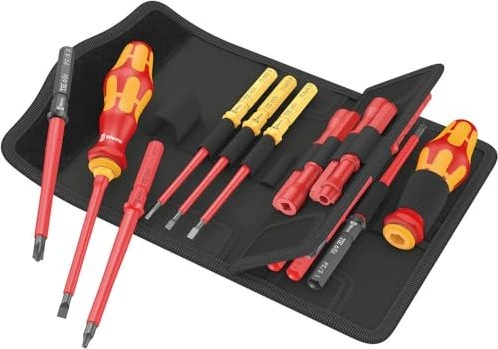 Wera Kraftform Kompakt VDE 18 Imperial 1 Tool Finder Bitset inkl. Tasche, 18-tlg.