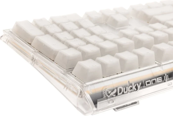 Ducky One 3, Aura White, LEDs RGB, MX SPEED RGB Silver, USB, US