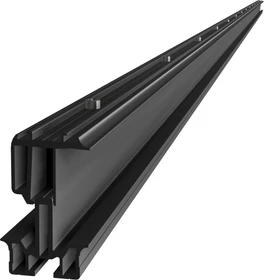SL Rack Fassadensystem oben 4575mm schwarz eloxiert
