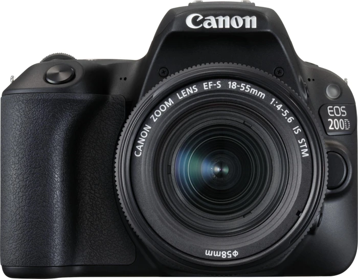 Canon EOS 200D schwarz mit Objektiv EF-S 18-55mm 4.0-5.6