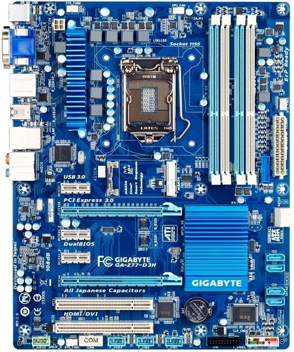 GIGABYTE GA-Z77-D3H (Intel 1155)