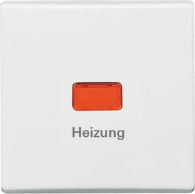 Busch-Jaeger Allwetter 44 Wippe mit Aufdruck "Heizung", alpinweiß