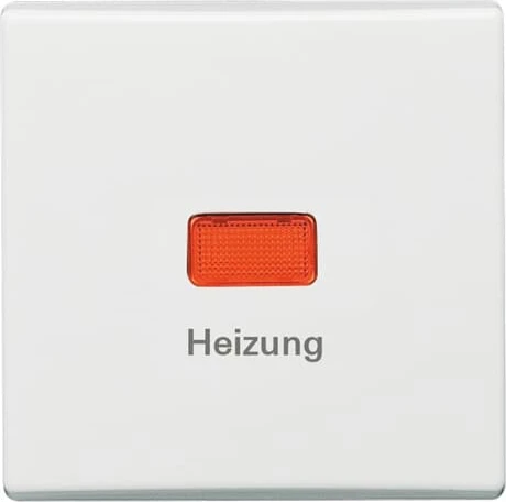 Busch-Jaeger Allwetter 44 Wippe mit Aufdruck "Heizung", alpinweiß