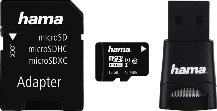 Hama R45 16GB Adapter Kit, UHS-I, Class 10