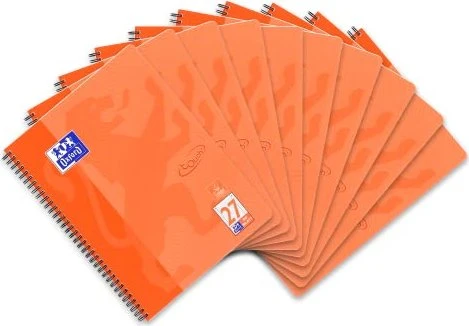 Oxford Touch Collegeblock, A4+, Lineatur 27, hellblau, 80 Blatt