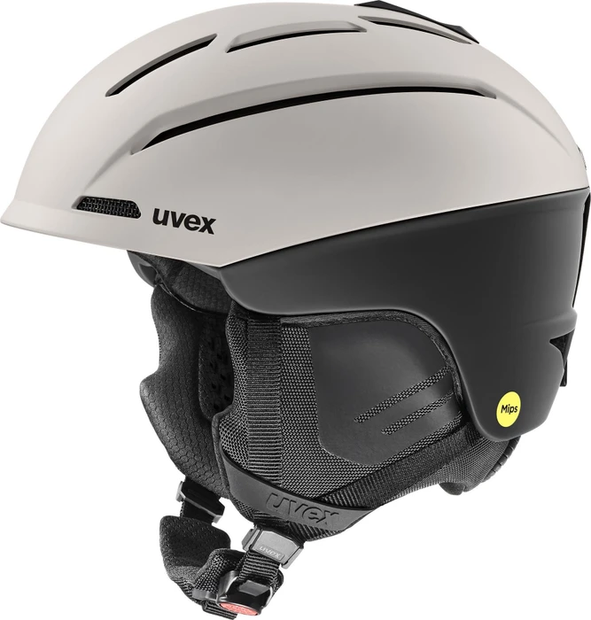 UVEX Gravitate MIPS Helm warm grey/black matt