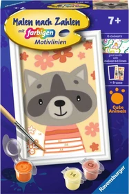 Ravensburger Malen nach Zahlen Lieber Waschbär