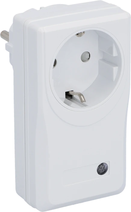 uniTEC 3+1 Micro, Funksteckdose mit Fernbedienung weiß, Set
