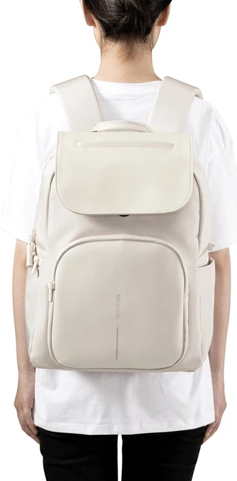 XD Design 16" Soft Daypack Notebook-Rucksack, beige