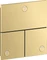 Hansgrohe Axor ShowerSelect ID eckig Kontrollfeld Ventil für 3 Verbraucher brushed gold optic Vorschaubild