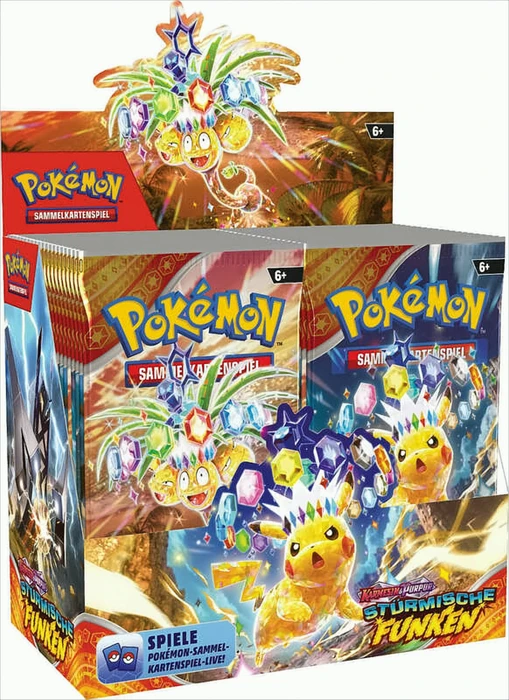 Pokémon - Karmesin & Purpur Stürmische Funken Booster Display