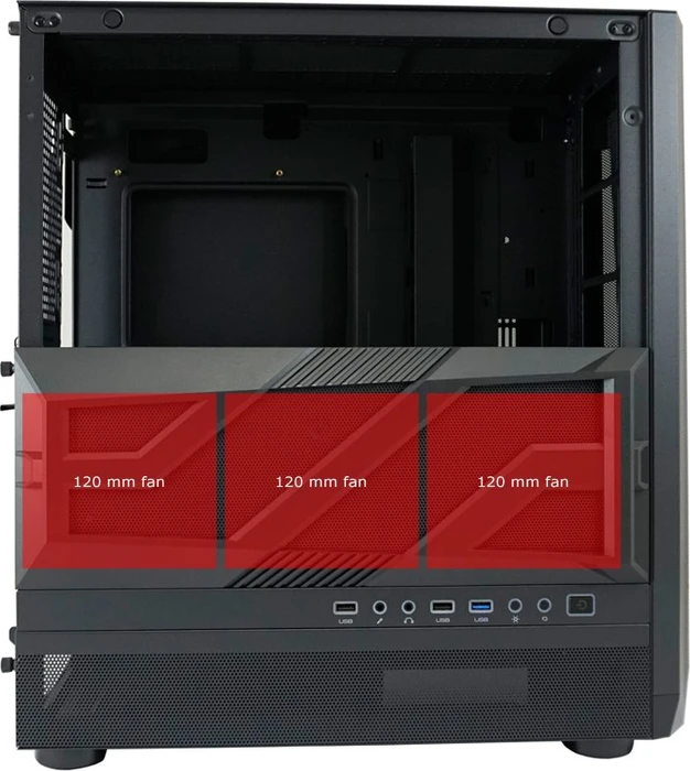 LC-Power Gaming 900B Lumaxx Gloom, Glasfenster