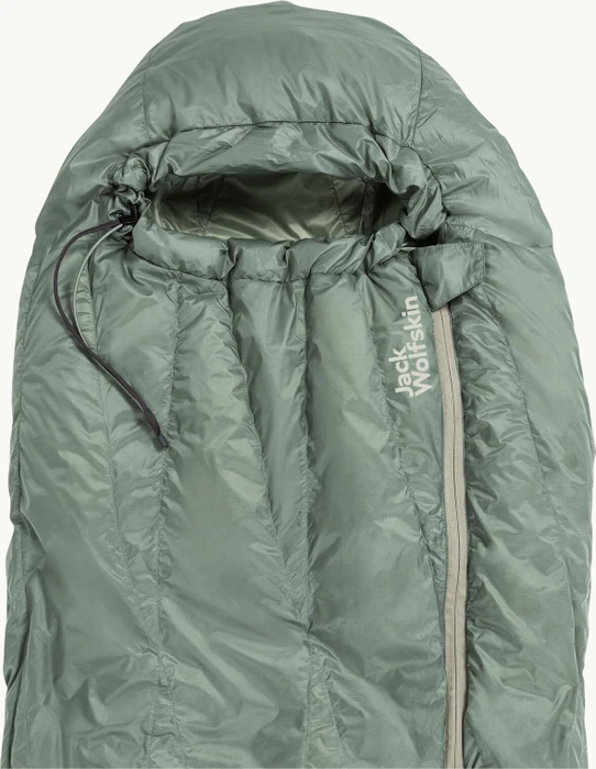 Jack Wolfskin Athmos Down +5 195cm Mumienschlafsack picnic green