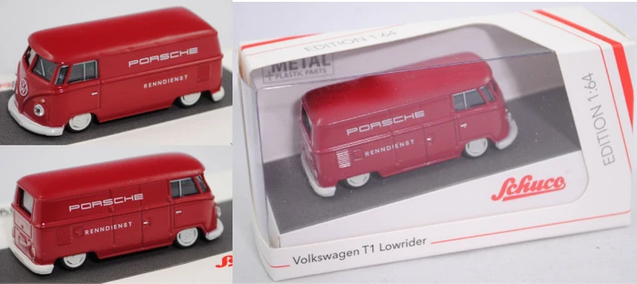 Schuco VW T1 Lowrider Porsche