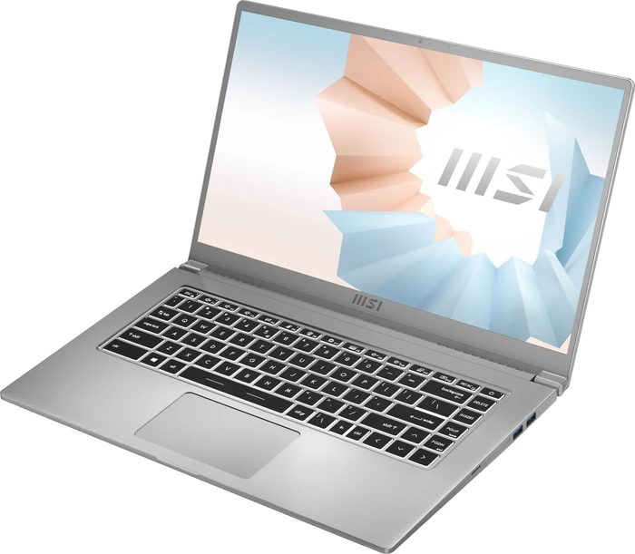 MSI Modern 15 A11M-062, Urban Silver, Core i7-1165G7, 8GB RAM, 512GB SSD, DE