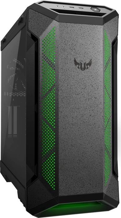 ASUS TUF Gaming GT501, schwarz, Glasfenster
