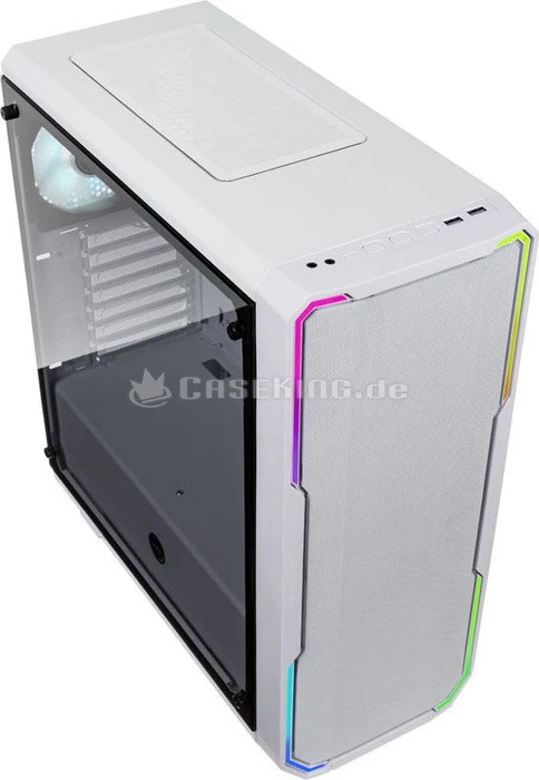BitFenix Enso Mesh RGB, weiß, Glasfenster