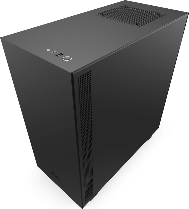 NZXT H510i, schwarz/rot, Glasfenster