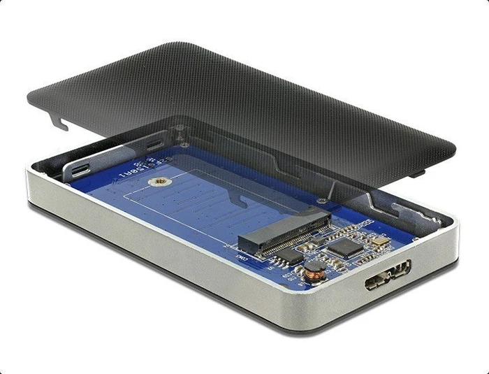 DeLOCK externes Gehäuse, USB 3.0 Micro-B
