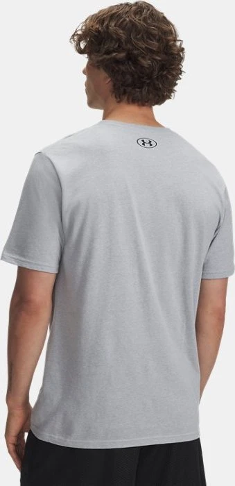Under Armour Camo Chest Stripe Funktionsshirt kurzarm mod gray light heather/titan gray/black (Herren)