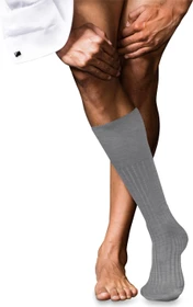 Falke No. 13 Finest Piuma Cotton Socken m.grey mel (Herren)