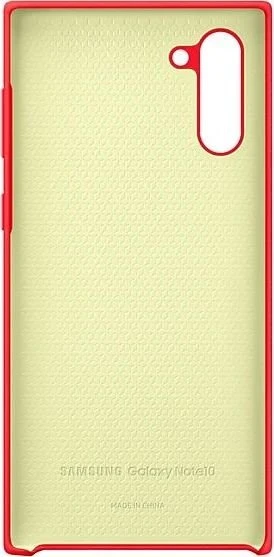Samsung Silicone Cover für Galaxy Note 10 rot