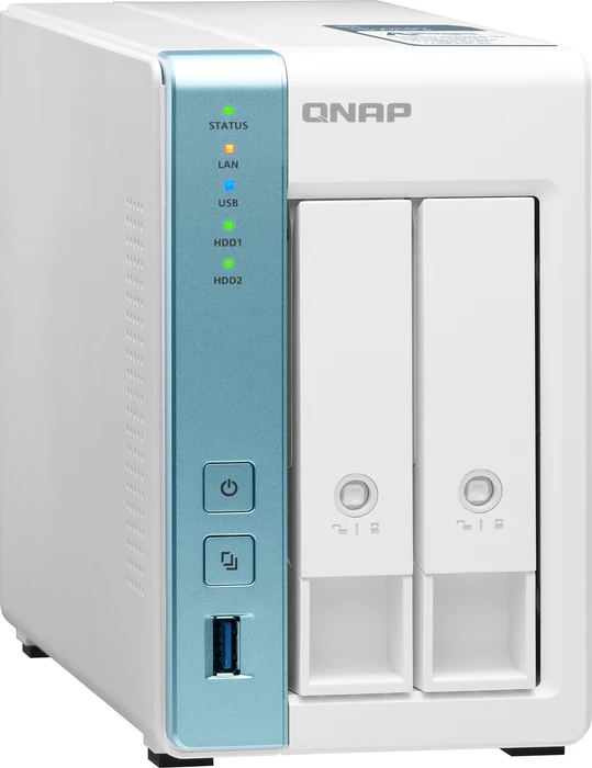 QNAP Turbo Station TS-231P3-4G, 4GB RAM, 1x RJ-45 2.5GBase-T, 1x RJ-45 1000Base-T