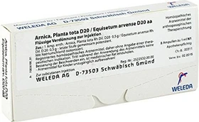 Weleda Arnica Planta tota Rh 20/Equisetum arv.D 20 aa Ampullen, 8ml (8x 1ml)