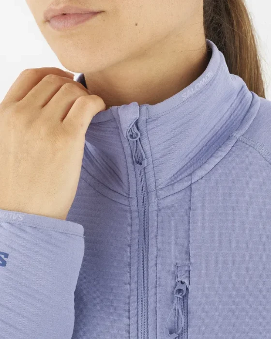 Salomon Essential Lightwarm Jacke blue granite (Damen)