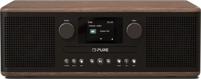 Pure Classic C-D6 schwarz/walnuss