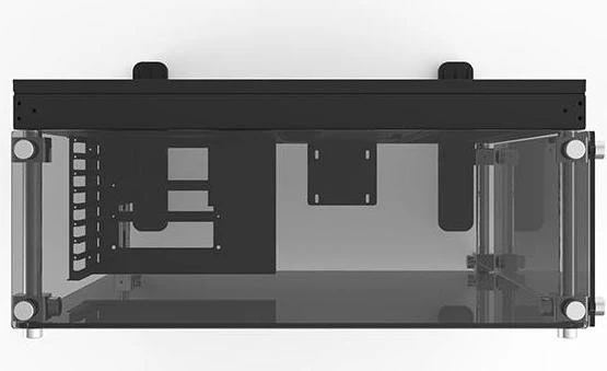 Thermaltake Core P5 Tempered Glass Edition schwarz, Glasfenster