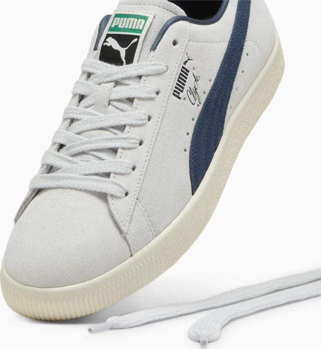 Puma Clyde OG silver mist/frosted ivory/club navy