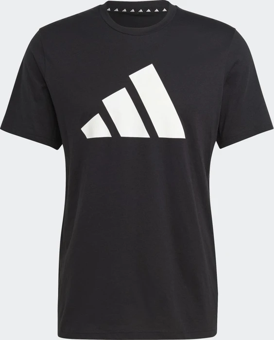 adidas Train Essentials Feelready Logo Training Funktionsshirt kurzarm schwarz/weiß (Herren)
