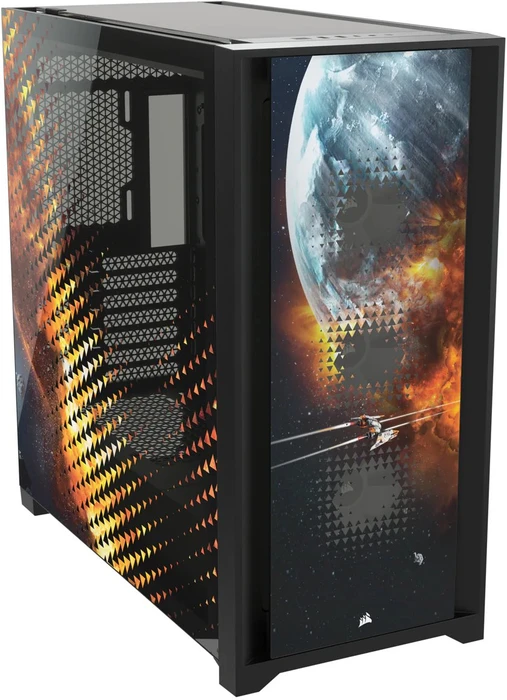 Corsair iCue 5000X RGB Signature Series Planetary, schwarz, Glasfenster