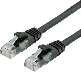 Value LSOH Patchkabel, Cat6, U/UTP, RJ-45/RJ-45, 1.5m, schwarz