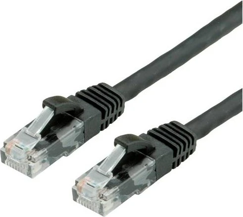 Value LSOH Patchkabel, Cat6, U/UTP, RJ-45/RJ-45, 1.5m, schwarz