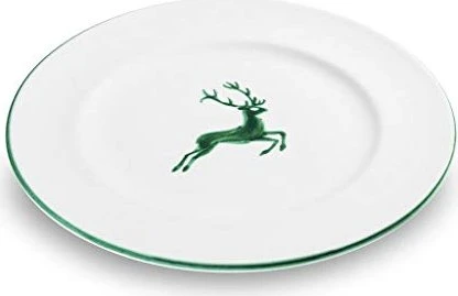 Gmundner Keramik Grüner Hirsch Speiseteller Gourmet 27cm