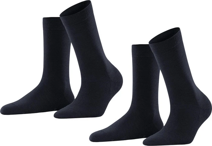 Falke Softmerino Socken dark navy, 2 Paare (Damen)