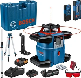 Bosch Professional GRL 600 CHV Akku-Rotationslaser inkl. Koffer + Akku 4.0Ah + Zubehör