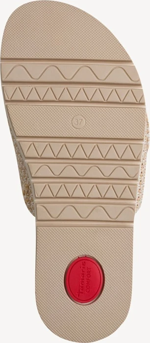 Tamaris Comfort Mule Wide Fit beige (Damen)