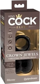 Pipedream King Cock Elite The Crown Jewels Vibrating Swinging Balls